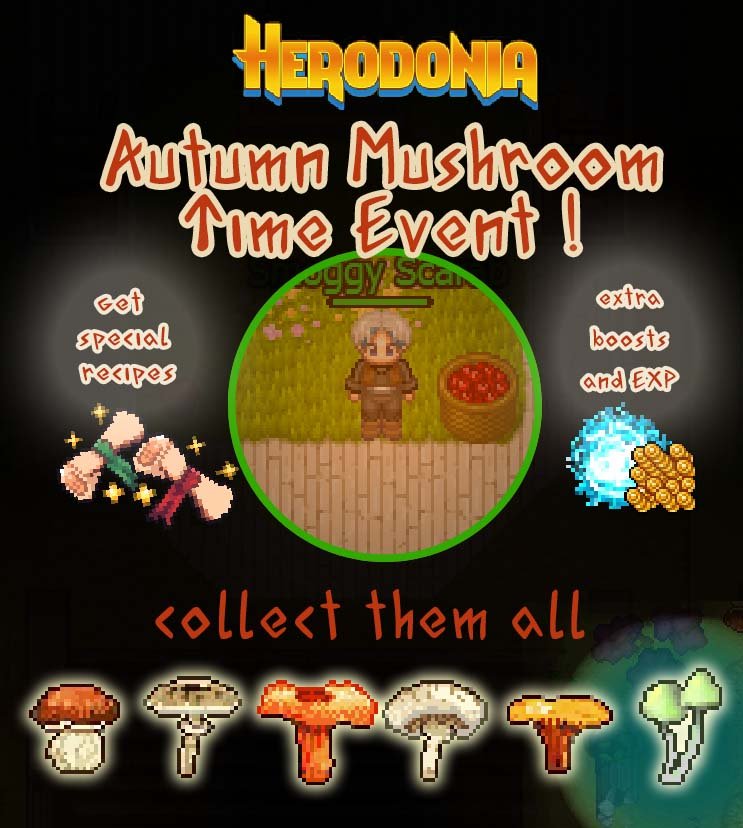 mmorpg indie game 2024 mushroom event